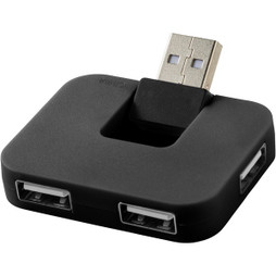 EgotierPro 123598 - Gaia-USB-hubi, 4 porttia