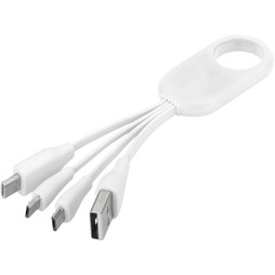 EgotierPro 134214 - Troup 4-in-1 -latauskaapeli, tyypin C liitännällä