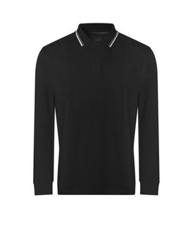 Just Polos JP103 - LONG SLEEVE TIPPED 100 POLO