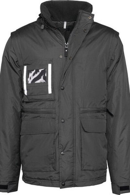 Kariban WK6106 - Versatile Workwear Parka with Detachable Sleeves