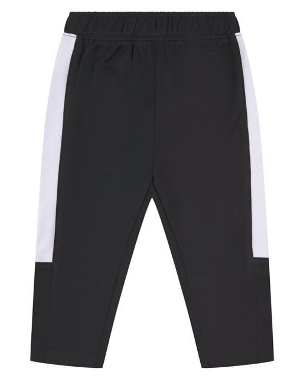 Larkwood LW830 - Kids Polyester Track Bottoms with Contrast Panels
