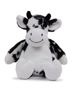 MUMBLES BEARS MM578 - Plush Zippie Cow with Removable Stuffing Pads