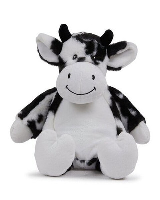 MUMBLES BEARS MM578 - Plush Zippie Cow with Removable Stuffing Pads
