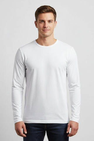 Elevate NXT 38018 - Ponoka long sleeve mens organic t-shirt