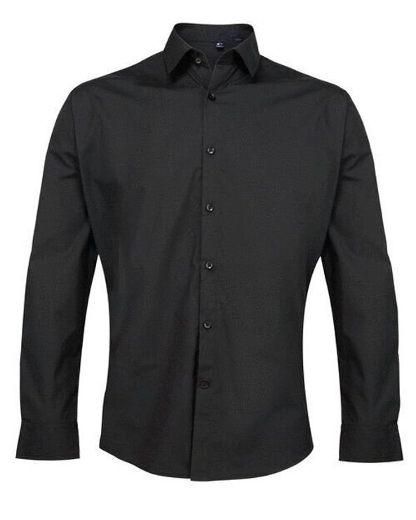 Premier Workwear PR207 - MENS LONG SLEEVE POPLIN SUPREME SHIRT