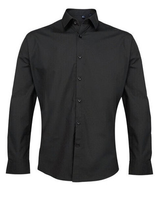Premier Workwear PR207 - MENS LONG SLEEVE POPLIN SUPREME SHIRT