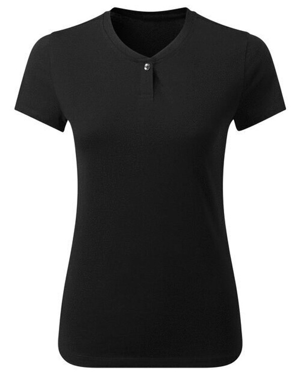 Premier Workwear PR319 - Eco-Friendly Ladies Cotton Rich Tee with Button Placket