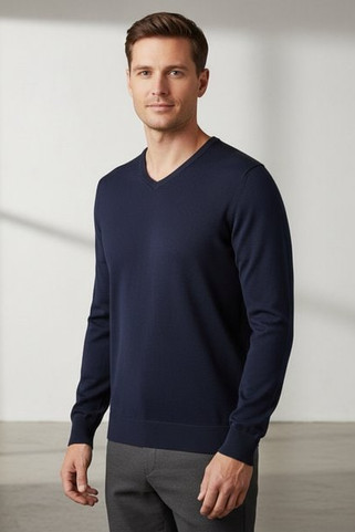 Elevate Life 38225 - Stanton Pullover mit V-Ausschnitt für Herren