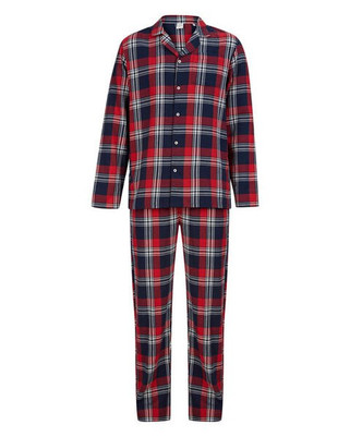 Skinni Fit SF074 - Mens Classic Tartan Cotton Lounge Set