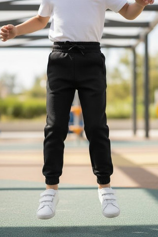 Skinni Fit SM430 - Eco-Friendly Kids Joggers with Elastic Waist and Cuffs