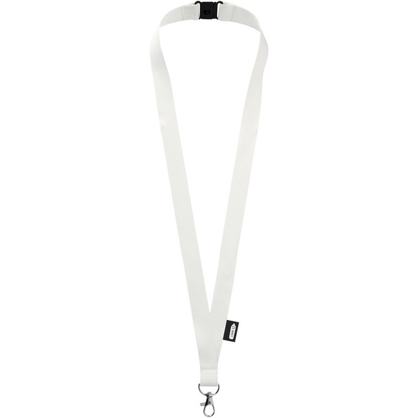 EgotierPro 102517 - Nachhaltiger PET-Lanyard mit Sicherheitsverschluss