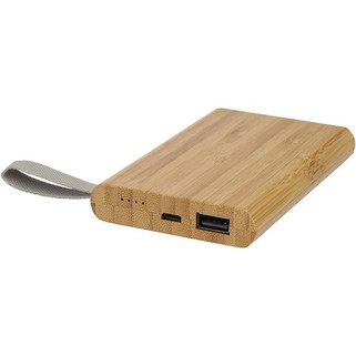 Tulda 5000 mAh bamboo power bank - EgotierPro 124145