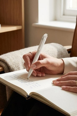 Marksman 107743 - Terra corn plastic ballpoint pen (blue ink)