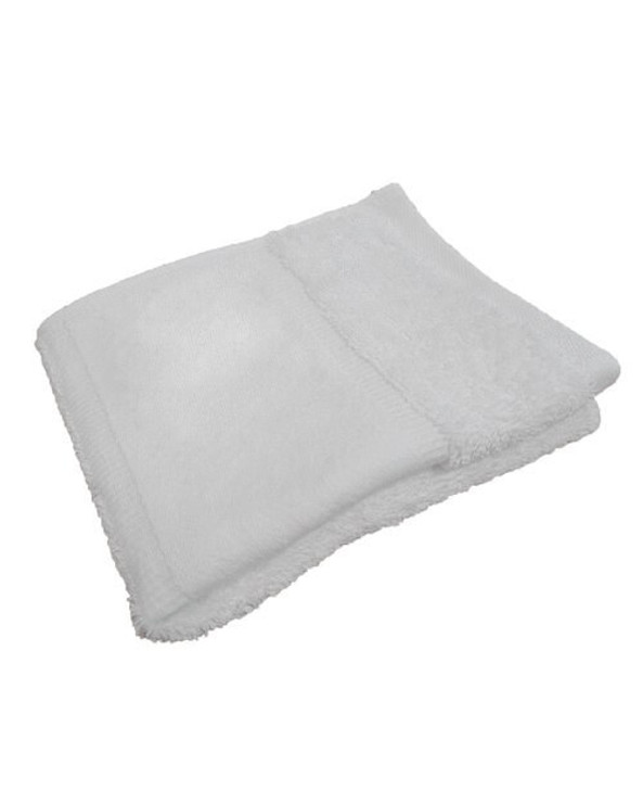 Towel city TC505 - Luxury Organic Cotton Guest Towel with Printable Border