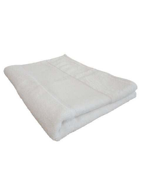 Towel city TC506 - Luxury Organic Cotton Bath Sheet with Printable Border