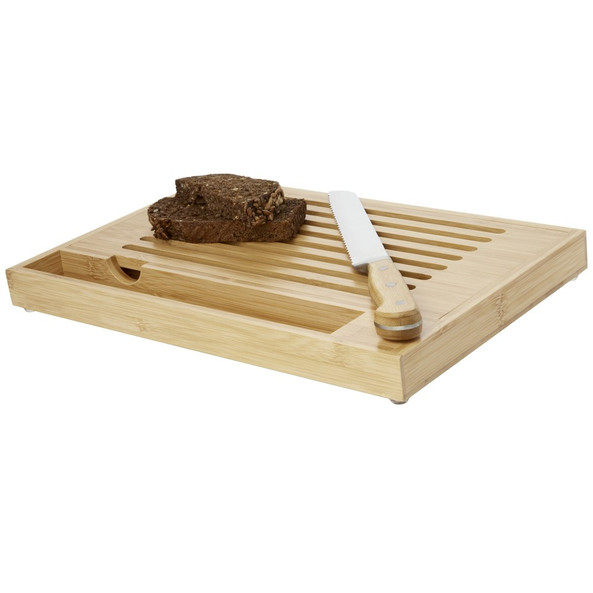 Seasons 113153 - Tábua de cortar de bambu com faca "Pao"