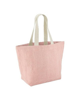 Westford mill W466 - Eco-Friendly Soft Washed Jute Beach Tote Bag