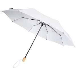 EgotierPro 109145 - Birgit 21'' foldable windproof recycled PET umbrella