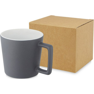 Cali 370 ml ceramic mug with matt finish - EgotierPro 100900
