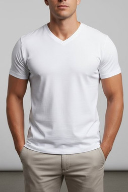 Elevate Life 38030 - Somoto Heren T-shirt met V-hals en korte mouwen