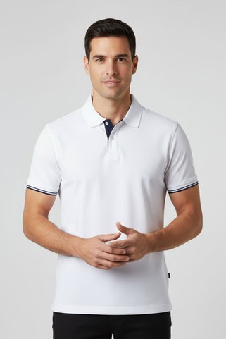 Elevate Life 38110 - Morgan short sleeve mens duotone polo