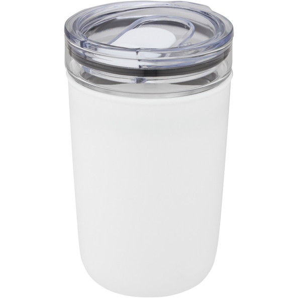 EgotierPro 100675 - Bello 420 ml glass tumbler with recycled plastic outer wall