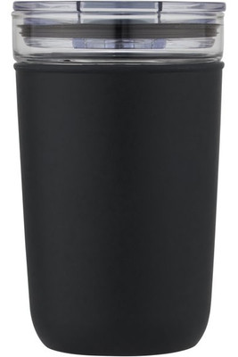 Bello 420 ml glass tumbler with recycled plastic outer wall - EgotierPro 100675