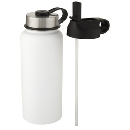 EgotierPro 100682 - Supra 1 L copper vacuum insulated sport bottle with 2 lids