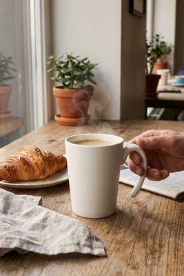 Oli 360 ml ceramic mug with handle - EgotierPro 100687