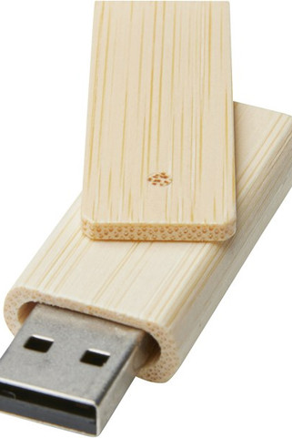 Rotate 8GB bamboo USB flash drive - EgotierPro 123747