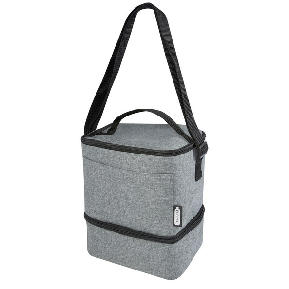 EgotierPro 120615 - Tundra 9-can GRS RPET lunch cooler bag 7L