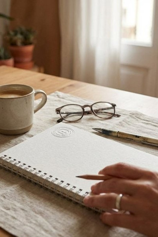 Dairy Dream A5 size reference recycled milk cartons spiral notebook - EgotierPro 107783