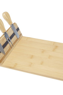 Seasons 113302 - Mancheg bamboo magnetic cheese board and tools