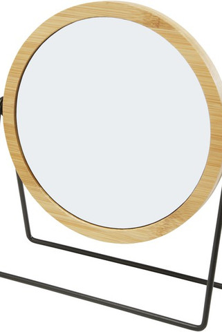 Hyrra bamboo standing mirror - EgotierPro 126197
