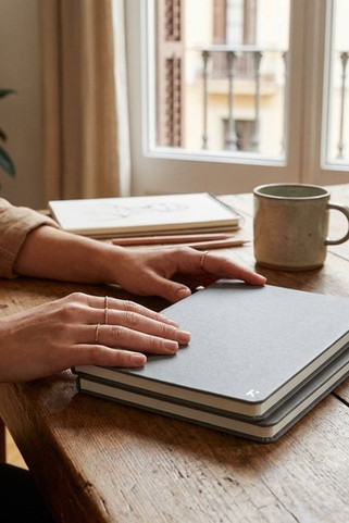 Karst® 107792 - A5 stone paper journal twin pack