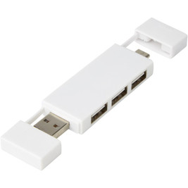 EgotierPro 124251 - Mulan dubbele USB 2.0 hub