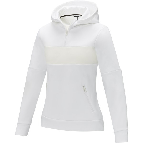 Elevate Life 39473 - Sayan naisten puolivetoketjullinen anorakkihupullinen svetari