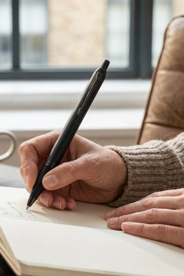 Parker 107801 - IM achromatic ballpoint pen (blue ink)