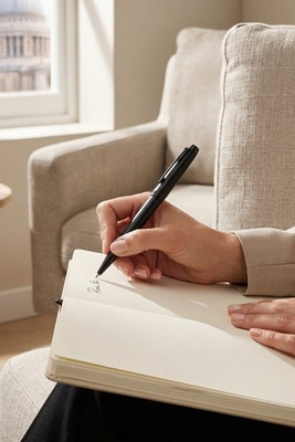 Parker 107802 - IM achromatic rollerball pen (black ink)