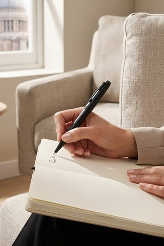 Parker 107802 - IM achromatischer Tintenroller (schwarze Mine)