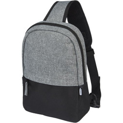 EgotierPro 120653 - Reclaim GRS genanvendt to-tonet sling taske 3,5 L
