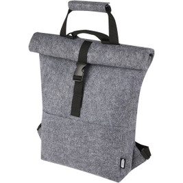 EgotierPro 120663 - Felta Fahrradtasche aus GRS-recyceltem Filz 13 L