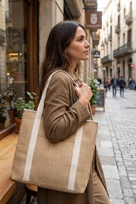 Juta 300 g/m² jute cooler bag 19L - EgotierPro 120676