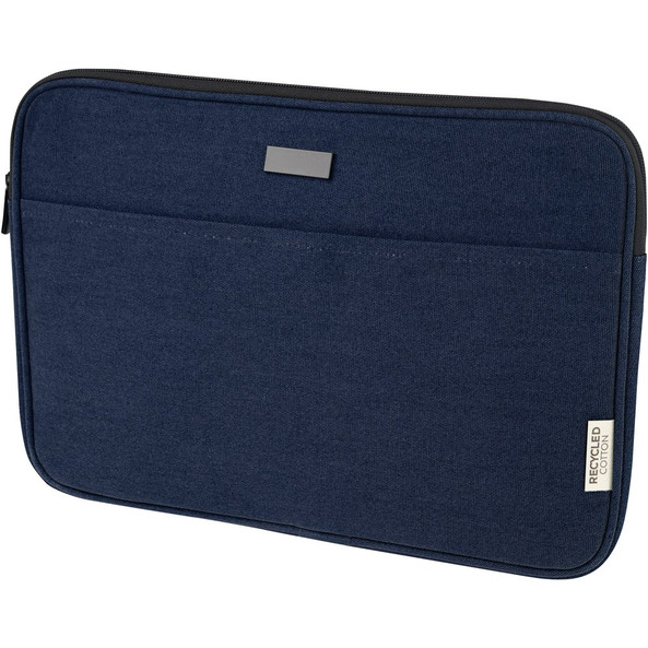 EgotierPro 120680 - Joey 14" GRS recycled canvas laptop sleeve 2L