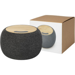 EgotierPro 124318 - Caixa de Som Ecofiber com Carregador Sem Fio