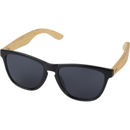 EgotierPro 127030 - Sun Ray ocean bound plastic and bamboo sunglasses