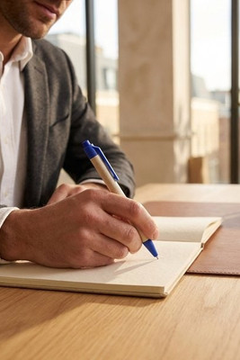 Dairy Dream recycled milk cartons ballpoint pen (black ink) - EgotierPro 107807