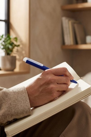 Mauna recycled PET gel rollerball pen (black ink) - EgotierPro 107809