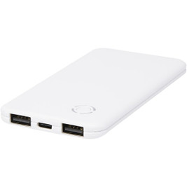 EgotierPro 124319 - Slender 4000 mAh slim dobbelt powerbank