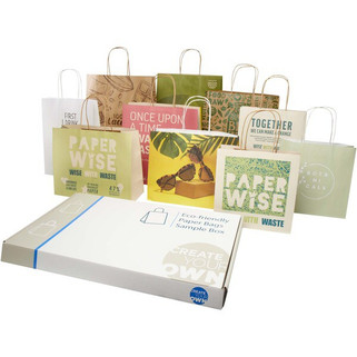 Agricultural waste and kraft paper bags sample box - EgotierPro 1PW003
